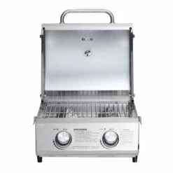 Monument Grills 2-Burner Portable Tabletop Propane Gas Grill - Stainless Steel 14 Monument Grills 2-Burner Portable Tabletop Propane Gas Grill - Stainless Steel -BBQDIRECT Shop 13742 02