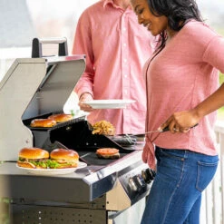 Monument Grills 2-Burner Propane Gas Grill In Stainless Steel With Clear View Lid And Collapsible Shelves 21 Monument Grills 2-Burner Propane Gas Grill In Stainless Steel With Clear View Lid And Collapsible Shelves -BBQDIRECT Shop 14633 09