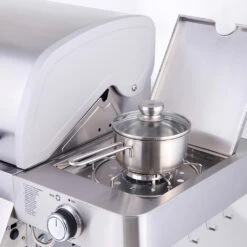 Monument Grills 6-Burner Propane Gas Grill In Stainless With LED Controls, Rotisserie Kit, And Side Burner 19 Monument Grills 6-Burner Propane Gas Grill In Stainless With LED Controls, Rotisserie Kit, And Side Burner -BBQDIRECT Shop 77352 08