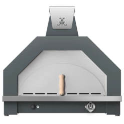 Hestan Campania 33-Inch Stainless Steel Built-In/Countertop Propane Gas Outdoor Pizza Oven - Pacific Fog