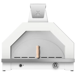 Hestan Campania 33-Inch Stainless Steel Built-In/Countertop Propane Gas Outdoor Pizza Oven - Froth