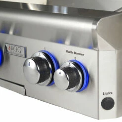 American Outdoor Grill L-Series 30-Inch 3-Burner Built-In Natural Gas Grill With Rotisserie 17 American Outdoor Grill L-Series 30-Inch 3-Burner Built-In Natural Gas Grill With Rotisserie -BBQDIRECT Shop AOG Lights Button Closeup