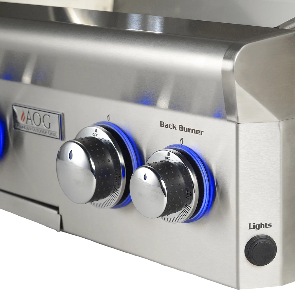 American Outdoor Grill L-Series 30-Inch 3-Burner Built-In Natural Gas Grill With Rotisserie 8 American Outdoor Grill L-Series 30-Inch 3-Burner Built-In Natural Gas Grill With Rotisserie - Image 6