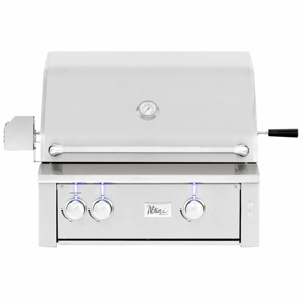 Alturi Grills 30-Inch 2-Burner Built-In Natural Gas Grill With Stainless Steel Burners And Rear Infrared Burner 11 Alturi Grills 30-Inch 2-Burner Built-In Natural Gas Grill With Stainless Steel Burners And Rear Infrared Burner - Image 9