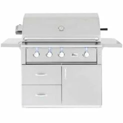 Alturi Grills 42-Inch 3-Burner Freestanding Natural Gas Grill With Stainless Steel Burners And Rear Infrared Burner