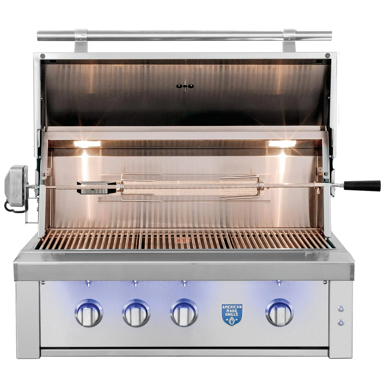 American Made Grills Estate 36-Inch 3-Burner Built-In Propane Gas Grill 4 American Made Grills Estate 36-Inch 3-Burner Built-In Propane Gas Grill - Image 2