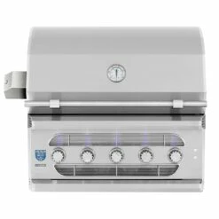 American Made Grills Muscle 36-Inch 5-Burner Built-In Multi Fuel Wood / Charcoal / Propane Gas Grill