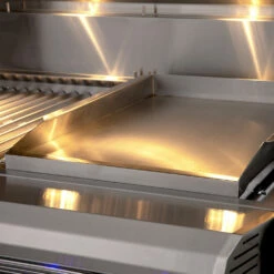 American Made Grills Slide-In Removable Stainless Steel Griddle Plate - Fits All AMG Grills - Sits On Top Of Cooking Grates -BBQDIRECT Shop American Muscle Grill SSGP 17AMG Drop In Stainless Steel Griddle