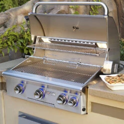 American Outdoor Grill L-Series 30-Inch 3-Burner Built-In Natural Gas Grill With Rotisserie 14 American Outdoor Grill L-Series 30-Inch 3-Burner Built-In Natural Gas Grill With Rotisserie -BBQDIRECT Shop American Outdoor Grill L Series 30 Inch 3 Burner Built In Natural Gas Grill with Rotisserie 30NBL Lifestyle