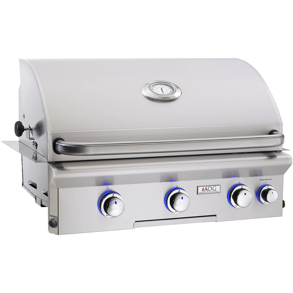 American Outdoor Grill L-Series 30-Inch 3-Burner Built-In Natural Gas Grill With Rotisserie 3 American Outdoor Grill L-Series 30-Inch 3-Burner Built-In Natural Gas Grill With Rotisserie