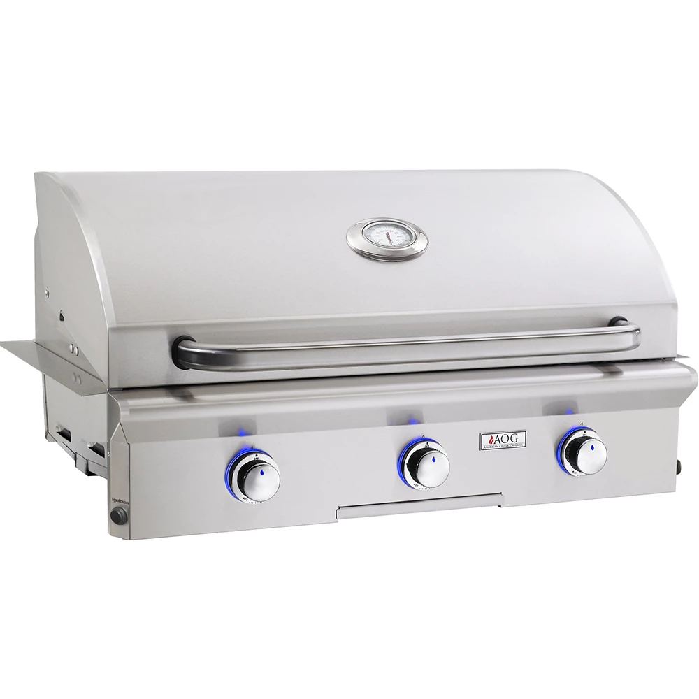 American Outdoor Grill L-Series 36-Inch 3-Burner Built-In Natural Gas Grill 3 American Outdoor Grill L-Series 36-Inch 3-Burner Built-In Natural Gas Grill