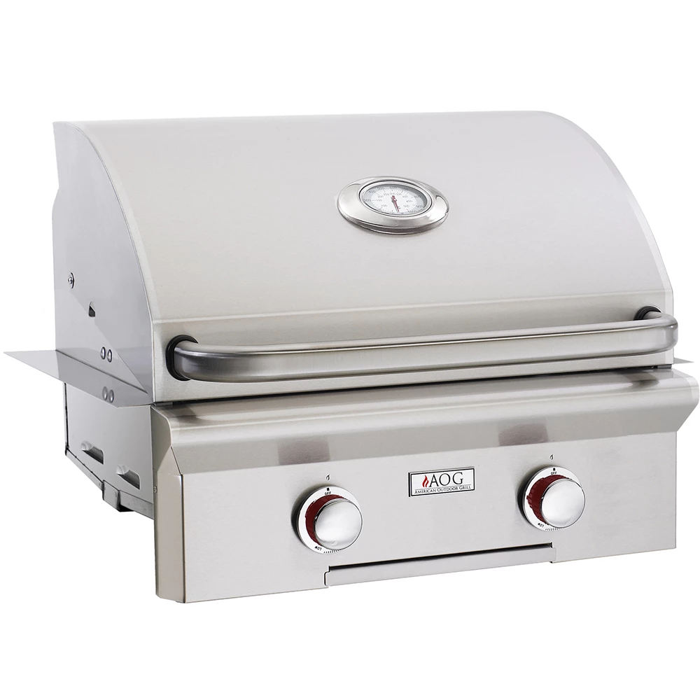 American Outdoor Grill T-Series 24-Inch 2-Burner Built-In Natural Gas Grill 3 American Outdoor Grill T-Series 24-Inch 2-Burner Built-In Natural Gas Grill