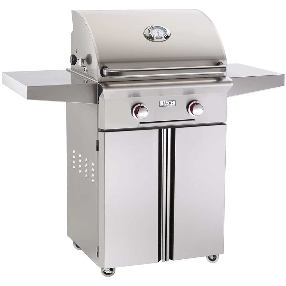 American Outdoor Grill T-Series 24-Inch 2-Burner Freestanding Natural Gas Grill 3 American Outdoor Grill T-Series 24-Inch 2-Burner Freestanding Natural Gas Grill