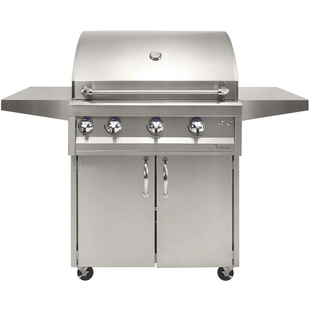 Artisan Professional 32-Inch 3-Burner Freestanding Natural Gas Grill With Rear Infrared Burner 3 Artisan Professional 32-Inch 3-Burner Freestanding Natural Gas Grill With Rear Infrared Burner