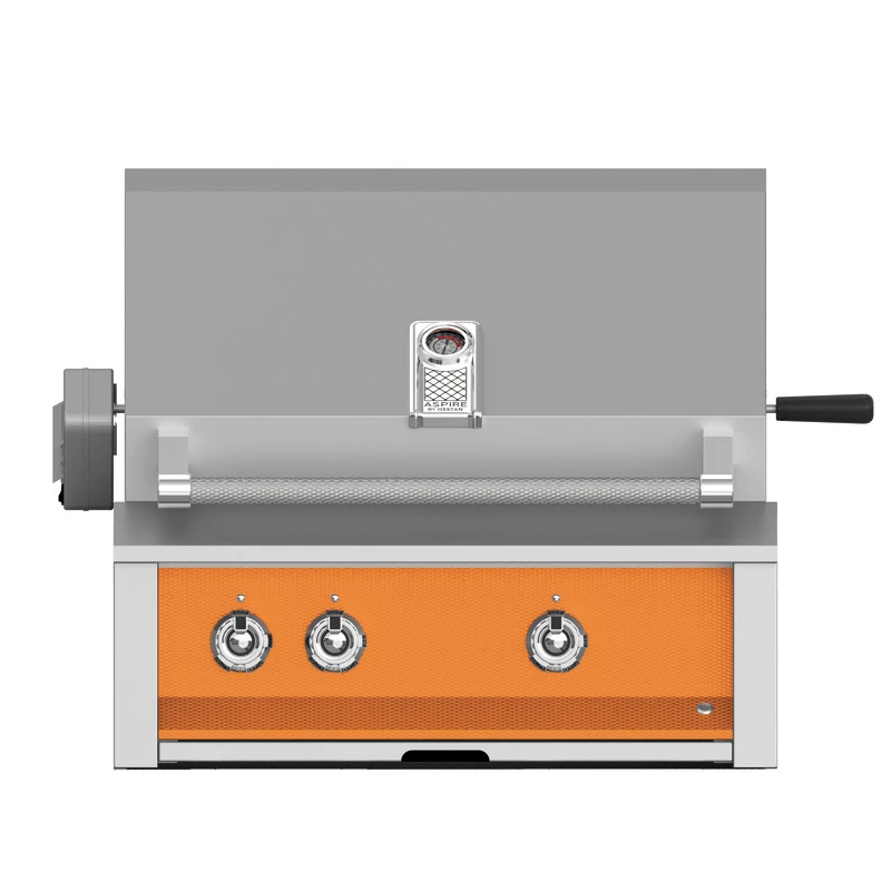 Aspire By Hestan 30-Inch 2-Burner Built-In Natural Gas Grill With Infrared Sear Burner And Rotisserie Burner - Citra 3 Aspire By Hestan 30-Inch 2-Burner Built-In Natural Gas Grill With Infrared Sear Burner And Rotisserie Burner - Citra