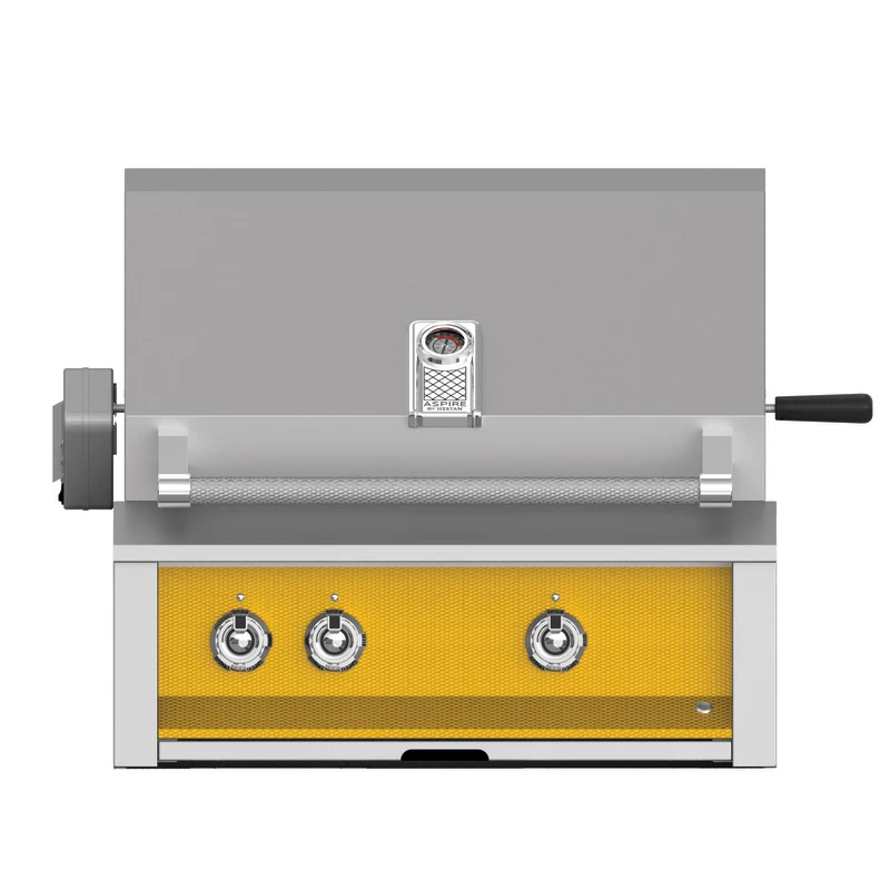 Aspire By Hestan 30-Inch 2-Burner Built-In Propane Gas Grill With Infrared Sear Burner And Rotisserie Burner - Sol 3 Aspire By Hestan 30-Inch 2-Burner Built-In Propane Gas Grill With Infrared Sear Burner And Rotisserie Burner - Sol