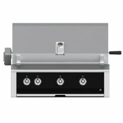 Aspire By Hestan 36-Inch 3-Burner Built-In Propane Gas Grill With Infrared Sear Burner And Rotisserie Burner - Stealth