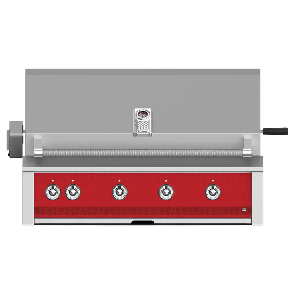 Aspire By Hestan 42-Inch 4-Burner Built-In Natural Gas Grill With Infrared Sear Burner And Rotisserie Burner - Matador 3 Aspire By Hestan 42-Inch 4-Burner Built-In Natural Gas Grill With Infrared Sear Burner And Rotisserie Burner - Matador