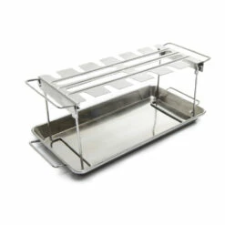 Broil King Stainless Steel Wing Rack With Roaster Pan -BBQDIRECT Shop BK 64152 item 01