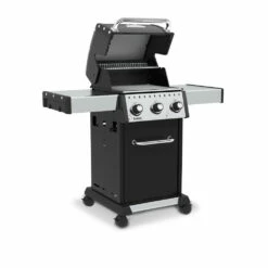 Broil King Baron 320 Pro 3-Burner Freestanding Propane Gas Grill -BBQDIRECT Shop BK Baron 320 Side 02