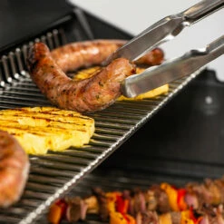 Broil King Baron 320 Pro 3-Burner Freestanding Propane Gas Grill -BBQDIRECT Shop BK Stainless Steel Warming Rack 01