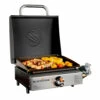 Blackstone Griddle Original 17-Inch 1-Burner Tabletop Propane Gas Commercial Style Flat Top Griddle With Hood -BBQDIRECT Shop Blackstone 1814 original 17 inch tabletop griddle cooking veggies