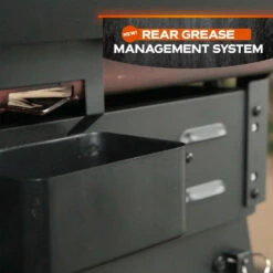 Blackstone Griddle Original 17-Inch 1-Burner Tabletop Propane Gas Commercial Style Flat Top Griddle -BBQDIRECT Shop Blackstone Griddle Original 17 Inch 1 Burner Tabletop Propane Gas Commercial Style Flat Top Griddle 1971 Back Grease