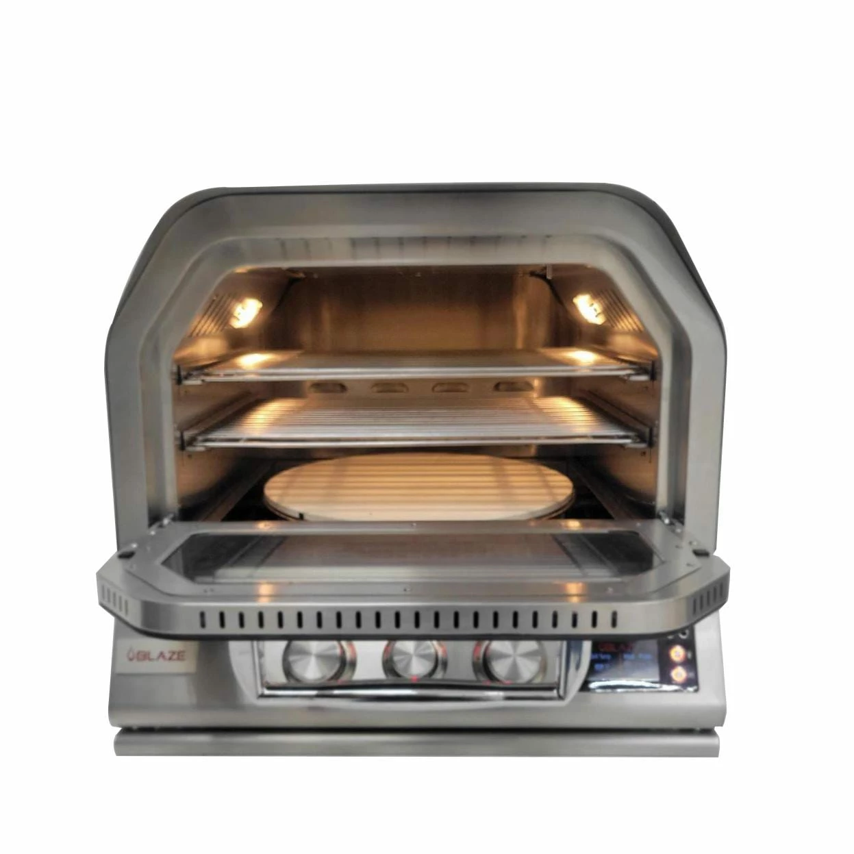 Blaze 26-Inch Built-In Natural Gas Stainless Steel Outdoor Pizza Oven With Rotisserie 4 Blaze 26-Inch Built-In Natural Gas Stainless Steel Outdoor Pizza Oven With Rotisserie - Image 2