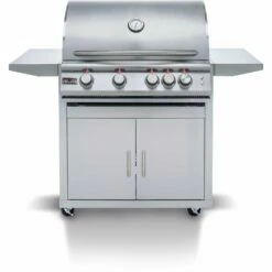 Blaze Grills LTE 32-Inch 4-Burner Freestanding Propane Gas Grill With Rear Infrared Burner & Grill Lights