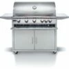 Blaze Grills LTE 40-Inch 5-Burner Freestanding Natural Gas Grill With Rear Infrared Burner & Grill Lights -BBQDIRECT Shop Blaze Grills LTE 40 Inch 5 Burner Freestanding Gas Grill