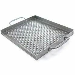 Broil King 15-Inch X 13-Inch Stainless Steel Imperial Flat Grill Topper With Handles 7 Broil King 15-Inch X 13-Inch Stainless Steel Imperial Flat Grill Topper With Handles -BBQDIRECT Shop Broil King 69712 15 Inch x 13 Inch Stainless Steel Imperial Flat Grill Topper with Handles White