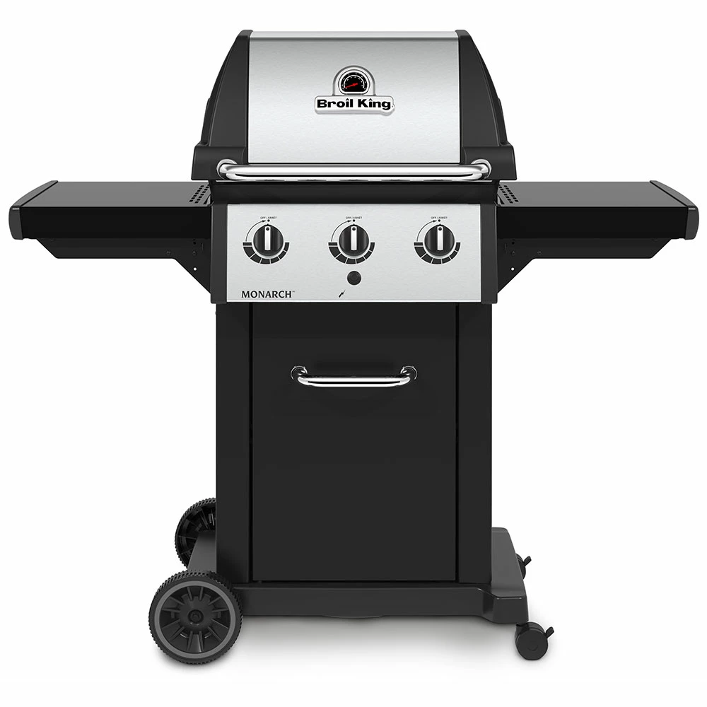 Broil King Monarch 320 3-Burner Freestanding Propane Gas Grill 3 Broil King Monarch 320 3-Burner Freestanding Propane Gas Grill