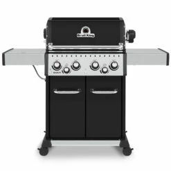 Broil King Baron 490 Pro 4-Burner Freestanding Natural Gas Grill With Rear Burner And Side Burner