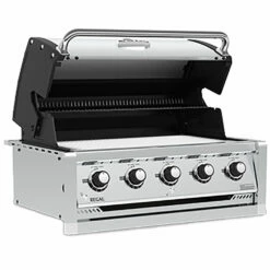 Broil King Regal S520 5-Burner Built-In Propane Gas Grill 14 Broil King Regal S520 5-Burner Built-In Propane Gas Grill -BBQDIRECT Shop Broil King 886714 Regal S520 5 Burner Built In Propane Gas Grill Side Open