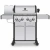 Broil King Baron S490 Pro IR 4-Burner Freestanding Natural Gas Grill With Rear Burner And Infrared Side Burner