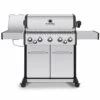 Broil King Baron S590 Pro IR 5-Burner Freestanding Natural Gas Grill With Rear Burner And Infrared Side Burner