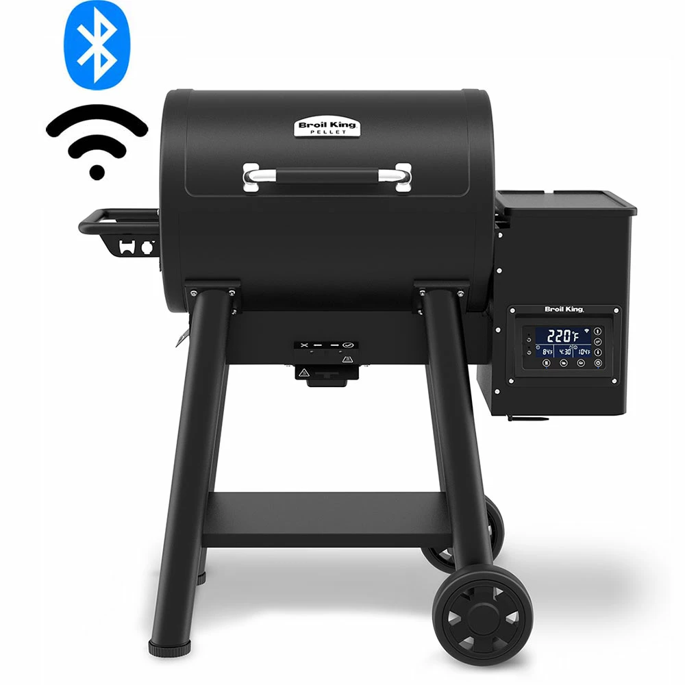 Broil King Crown Pellet 400 Wi-Fi & Bluetooth Controlled 26-Inch Pellet Grill 3 Broil King Crown Pellet 400 Wi-Fi & Bluetooth Controlled 26-Inch Pellet Grill
