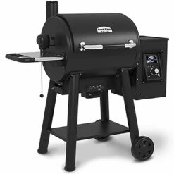 Broil King Regal Pellet 400 Wi-Fi & Bluetooth Controlled 26-Inch Pellet Grill -BBQDIRECT Shop Broil King Regal Pellet 400 Wi Fi and Bluetooth Controlled 26 Inch Pellet Grill 495051 Side View