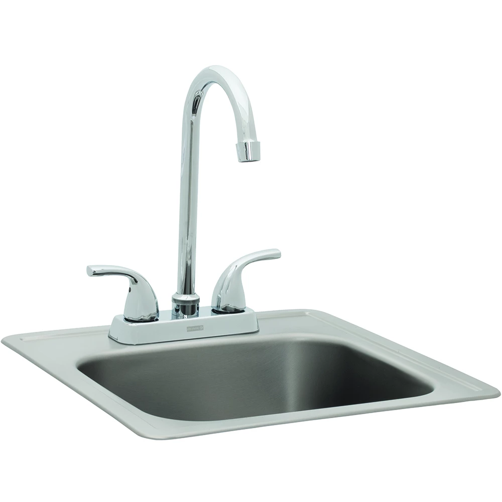 Bull BBQ Fully-Assembled 9 Ft. Gourmet-Q Raised Bar BBQ Island With 30-Inch Angus Grill, Fridge, Double Side Burner, 30-Inch Double Access Door, 30-Inch Access Door & Double Drawer Combo And Stainless Steel Sink - Rock Base And Tile Countertop 11 Bull BBQ Fully-Assembled 9 Ft. Gourmet-Q Raised Bar BBQ Island With 30-Inch Angus Grill, Fridge, Double Side Burner, 30-Inch Double Access Door, 30-Inch Access Door & Double Drawer Combo And Stainless Steel Sink - Rock Base And Tile Countertop - Image 9