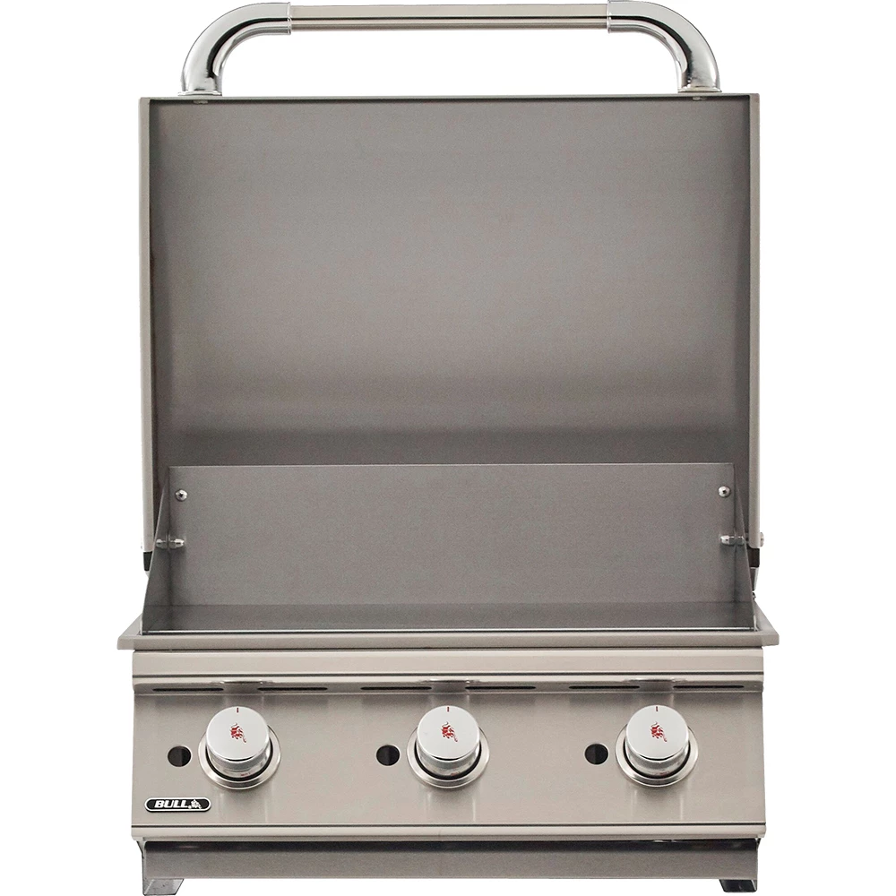 Bull BBQ 24-Inch 3-Burner Built-In Propane Gas Commercial Style Flat Top Griddle 5 Bull BBQ 24-Inch 3-Burner Built-In Propane Gas Commercial Style Flat Top Griddle - Image 3