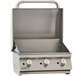 Bull BBQ 24-Inch 3-Burner Built-In Propane Gas Commercial Style Flat Top Griddle