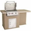 Bull BBQ Fully-Assembled 6 Ft. El Dorado BBQ Island With 25-Inch Steer Premium Grill And Vertical Door - Brown Stucco