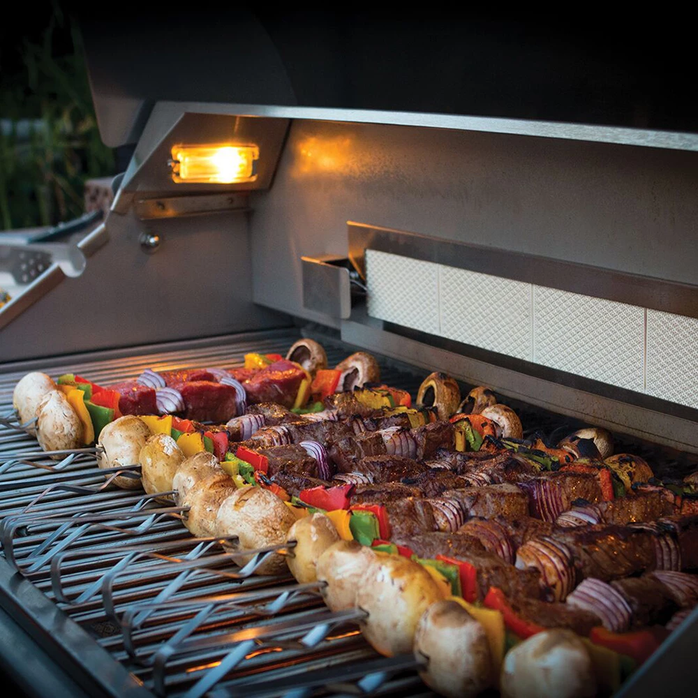 Bull BBQ Fully-Assembled 5 Ft. Master-Q BBQ Island With 30-Inch Angus Grill And 30-Inch Double Door - Stucco Base And Tile Countertop 12 Bull BBQ Fully-Assembled 5 Ft. Master-Q BBQ Island With 30-Inch Angus Grill And 30-Inch Double Door - Stucco Base And Tile Countertop - Image 10