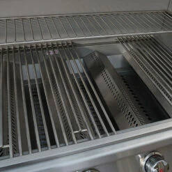 Bull BBQ Fully-Assembled 6 Ft. El Mundo BBQ Island With 25-Inch Steer Premium Grill, Fridge And Vertical Door - Brown Stucco -BBQDIRECT Shop Bull BBQ El Mundo BBQ Island Bull BBQ Steer Cooking Grates 1