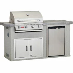 Bull BBQ Fully-Assembled 6 Ft. Power-Q BBQ Island With 30-Inch Outlaw Grill, Fridge And 30-Inch Double Door - Stucco Base And Tile Countertop 15 Bull BBQ Fully-Assembled 6 Ft. Power-Q BBQ Island With 30-Inch Outlaw Grill, Fridge And 30-Inch Double Door - Stucco Base And Tile Countertop -BBQDIRECT Shop Bull BBQ Fully Assembled 6 Ft Power Q BBQ Island with 30 Inch Outlaw Grill Fridge and Double Door Stucco Base and Tile Counte Closed