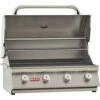 Bull BBQ Outlaw 30-Inch 4-Burner Built-In Propane Gas Grill -BBQDIRECT Shop Bull BBQ Outlaw 30 Inch 4 Burner Built In Natural Gas Grill 26039 Angle View Open 1