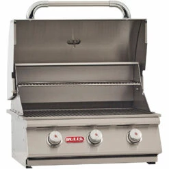 Bull BBQ Steer Premium 25-Inch 3-Burner Built-In Propane Gas Grill