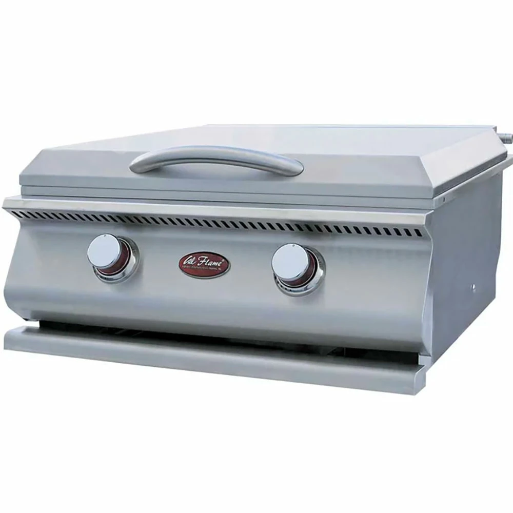 Cal Flame 24-Inch 2-Burner Built-In Propane Gas Commercial Style Flat Top Griddle 4 Cal Flame 24-Inch 2-Burner Built-In Propane Gas Commercial Style Flat Top Griddle - Image 2