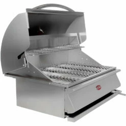 Cal Flame G Series 30-Inch Built-In Charcoal Grill 14 Cal Flame G Series 30-Inch Built-In Charcoal Grill -BBQDIRECT Shop Cal Flame G Series 30 Inch Built In Charcoal Grill BBQ18G870 Side View Open