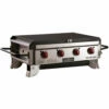 Camp Chef 30-Inch 4-Burner Freestanding / Countertop Propane Gas Commercial Style Flat Top Griddle 2 Camp Chef 30-Inch 4-Burner Freestanding / Countertop Propane Gas Commercial Style Flat Top Griddle -BBQDIRECT Shop Camp Chef 30 Inch 4 Burner Tabletop Freestanding Flat Top Griddle FTG600P Fold Down